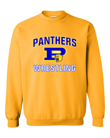 Pflugerville Panthers P Script Wrestling Men's Sweatshirt