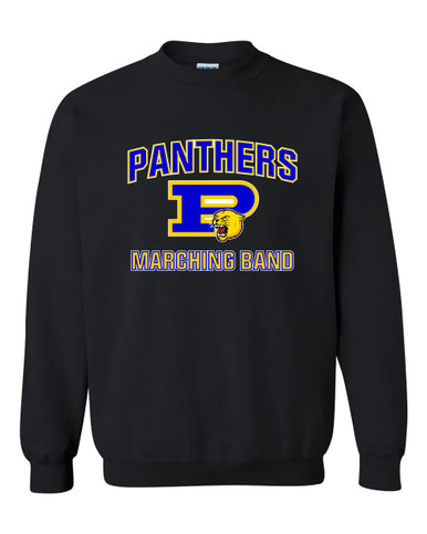 Pflugerville Panthers P Script Marching Band Men's Sweatshirt