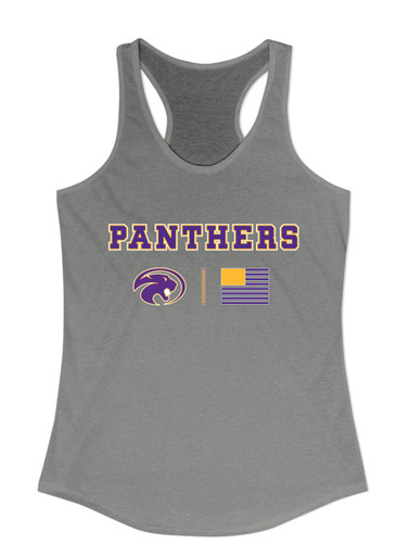 Liberty Hill Panthers Team Colors Flag Women's Tank Top
