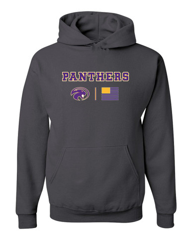 Liberty Hill Panthers Team Colors Flag Men's Premium Hoodie