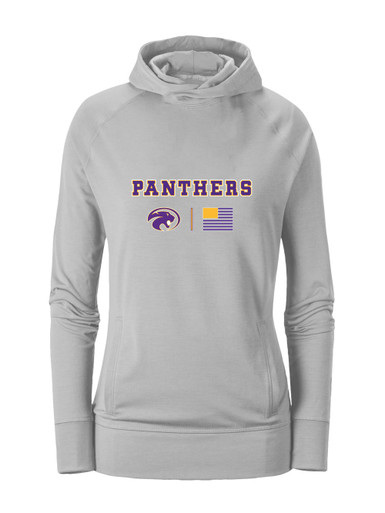 Liberty Hill Panthers Team Colors Flag Women's Hoodie