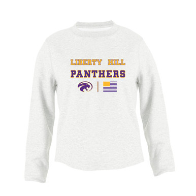 Liberty Hill Panthers Spirit Flag Women's Sweatshirt
