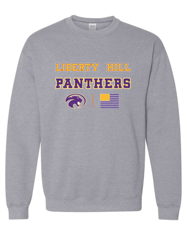 Liberty Hill Panthers Spirit Flag Men's Sweatshirt