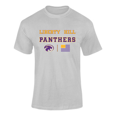 Liberty Hill Panthers Spirit Flag Men's Premium SS T-Shirt