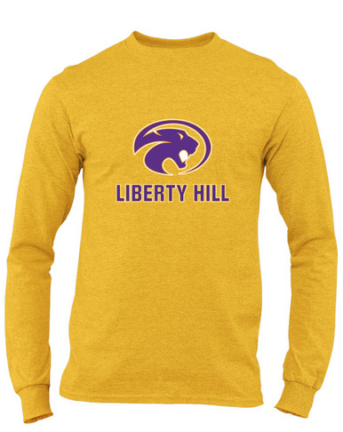 Liberty Hill Panthers Mascot #2 Men's LS T-Shirt