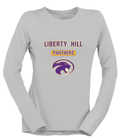 Liberty Hill Panthers Mascot #3 Women's Premium LS T-Shirt