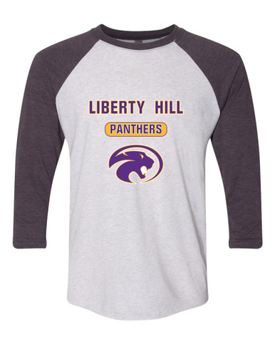 Liberty Hill Panthers Mascot #3 Men's Baseball T-Shirt
