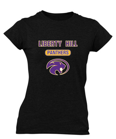 Liberty Hill Panthers Mascot #3 Women's SS T-Shirt