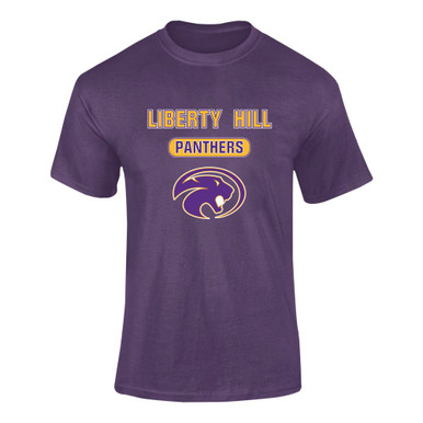 Liberty Hill Panthers Mascot #3 Men's SS T-Shirt