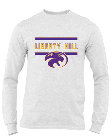 Liberty Hill Panthers Mascot #4 Men's Premium LS T-Shirt