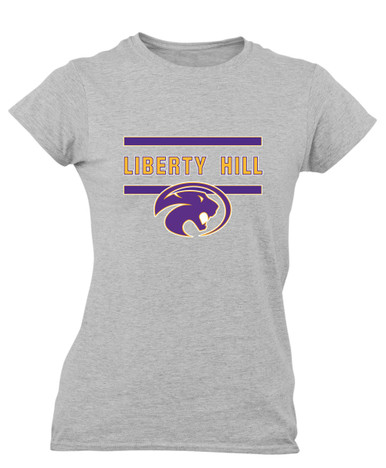 Liberty Hill Panthers Mascot #4 Women's SS T-Shirt