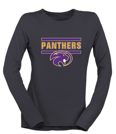 Liberty Hill Panthers Mascot #5 Women's Premium LS T-Shirt