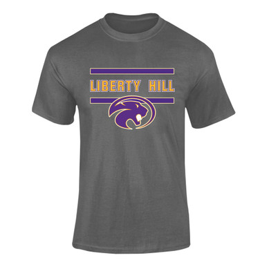 Liberty Hill Panthers Mascot #4 Men's SS T-Shirt