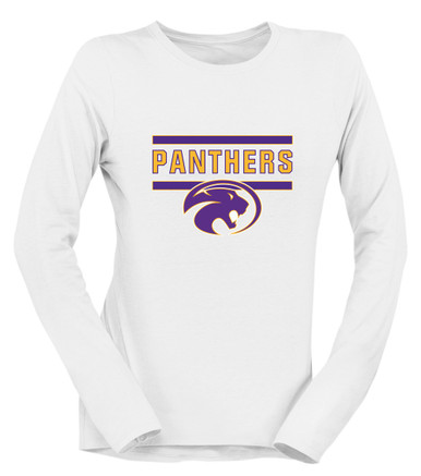 Liberty Hill Panthers Mascot #5 Women's LS T-Shirt