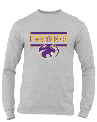 Liberty Hill Panthers Mascot #5 Men's LS T-Shirt