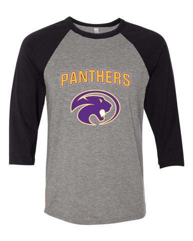 Liberty Hill Panthers Mascot #6 Women's Baseball T-Shirt