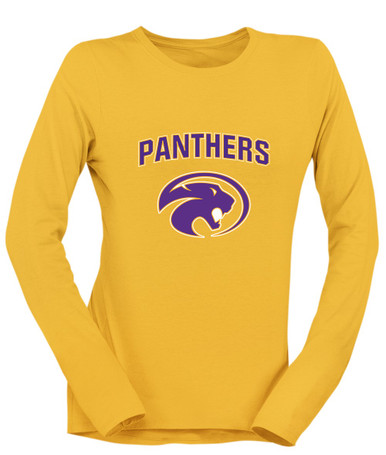 Liberty Hill Panthers Mascot #6 Women's LS T-Shirt