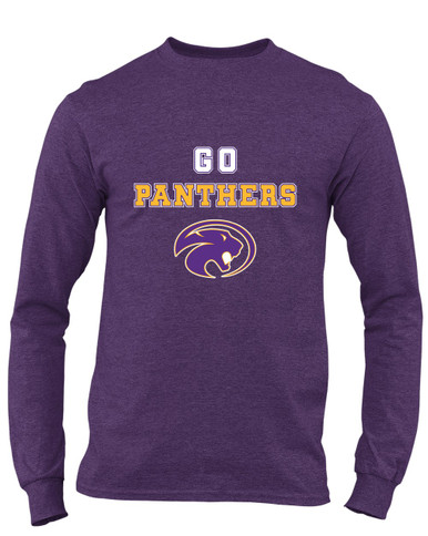 Liberty Hill Panthers Go Team Men's LS T-Shirt