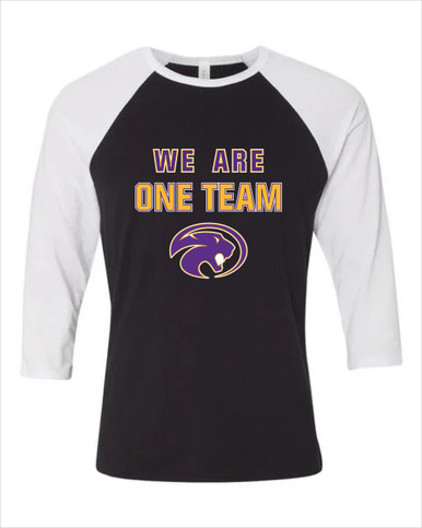 Liberty Hill Panthers We Are One Team Men's Baseball T-Shirt