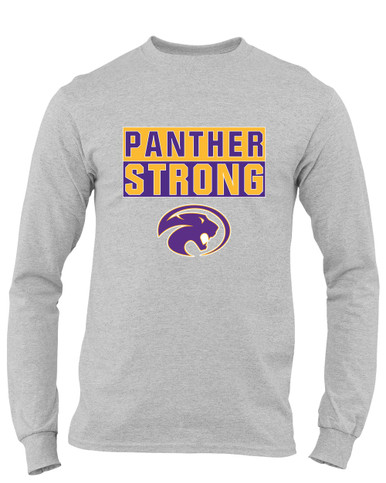 Liberty Hill Panthers Strong #1 Men's LS T-Shirt