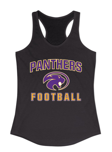 Liberty Hill Panthers Football #1 Women's Tank Top