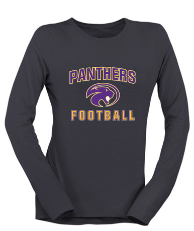 Liberty Hill Panthers Football #1 Women's LS T-Shirt
