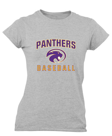 Liberty Hill Panthers Baseball #1 Women's SS T-Shirt