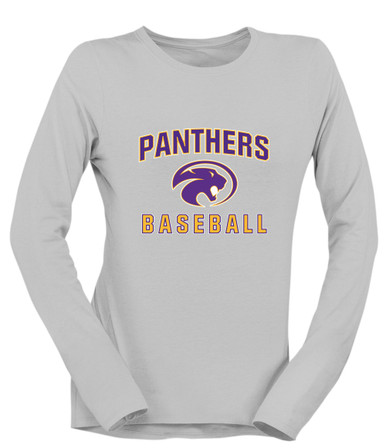 Liberty Hill Panthers Baseball #1 Women's LS T-Shirt