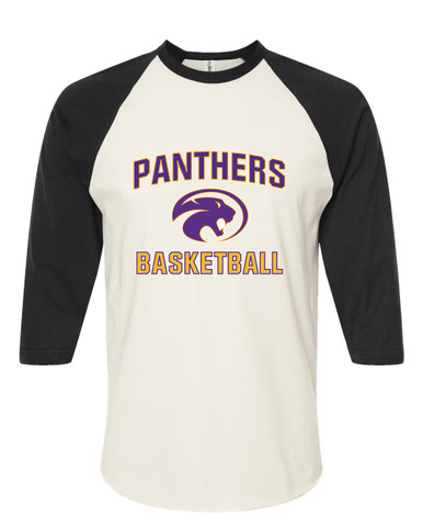 Liberty Hill Panthers Basketball #1 Men's Baseball T-Shirt