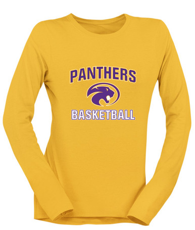 Liberty Hill Panthers Basketball #1 Women's LS T-Shirt