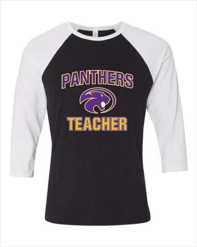 Liberty Hill Panthers Teacher Women's Baseball T-Shirt
