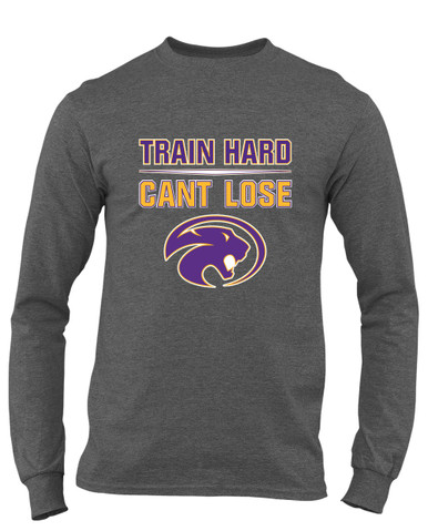 Liberty Hill Panthers Train Hard, Can't Lose Men's LS T-Shirt