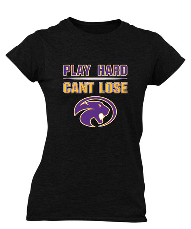 Liberty Hill Panthers Play Hard, Can't Lose Women's SS T-Shirt