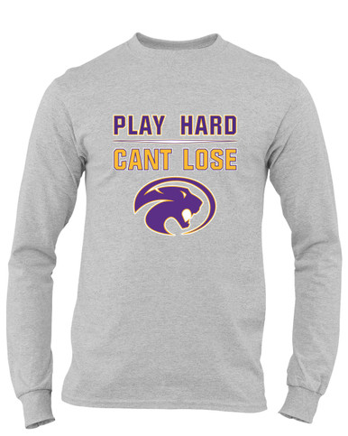 Liberty Hill Panthers Play Hard, Can't Lose Men's LS T-Shirt