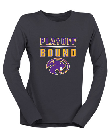 Liberty Hill Panthers Playoff Bound Women's LS T-Shirt
