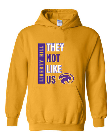 Liberty Hill Panthers They Not Like Us #1 Men's Hoodie