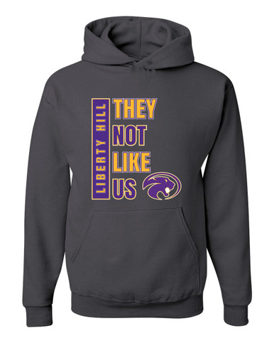 Liberty Hill Panthers They Not Like Us #1 Men's Premium Hoodie