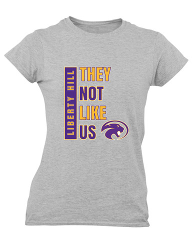 Liberty Hill Panthers They Not Like Us #1 Women's Premium SS T-Shirt