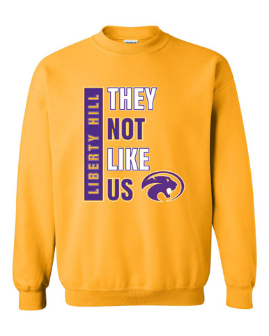 Liberty Hill Panthers They Not Like Us #1 Men's Sweatshirt