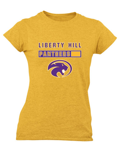 Liberty Hill Panthers Mascot #7 Women's SS T-Shirt