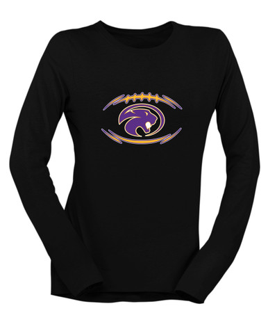 Liberty Hill Panthers Football #3 Women's LS T-Shirt