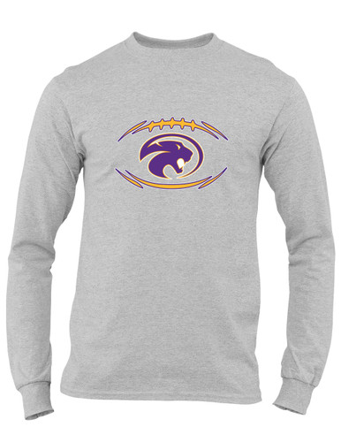 Liberty Hill Panthers Football #3 Men's LS T-Shirt
