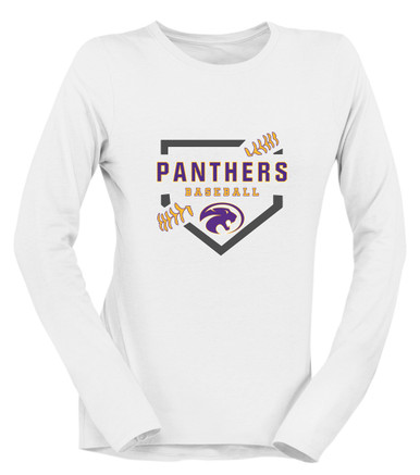 Liberty Hill Panthers Baseball #2 Women's LS T-Shirt