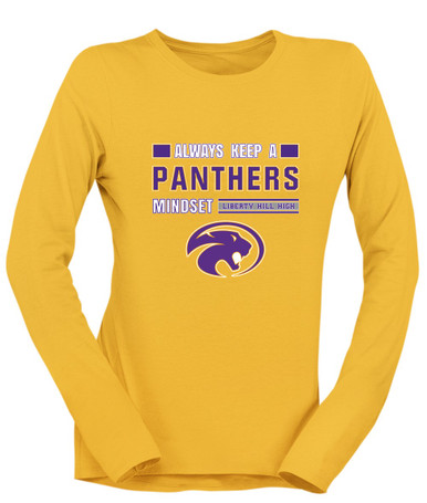 Liberty Hill Panthers Mindset Women's LS T-Shirt