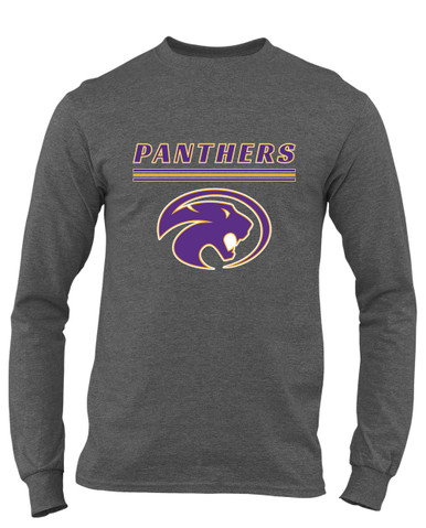 Liberty Hill Panthers Mascot #8 Men's LS T-Shirt