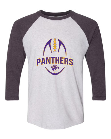 Liberty Hill Panthers Football #5 Women's Baseball T-Shirt