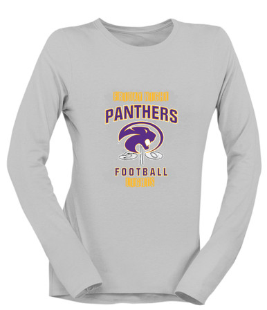 Liberty Hill Panthers Football #6 Women's LS T-Shirt