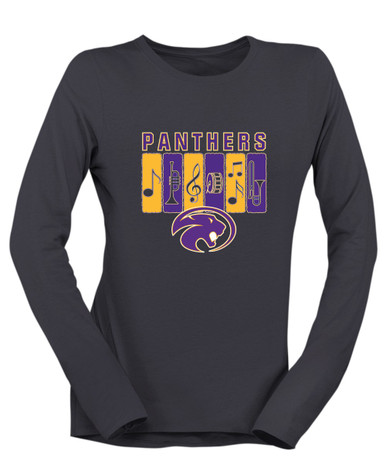 Liberty Hill Panthers Band # 2 Women's LS T-Shirt