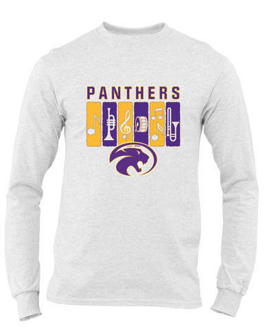 Liberty Hill Panthers Band # 2 Men's LS T-Shirt