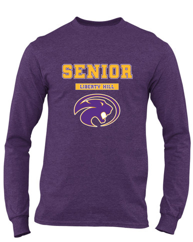 Liberty Hill Panthers Senior #2 Men's LS T-Shirt